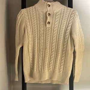 Gap - Boys Cream Cable Knit Sweater